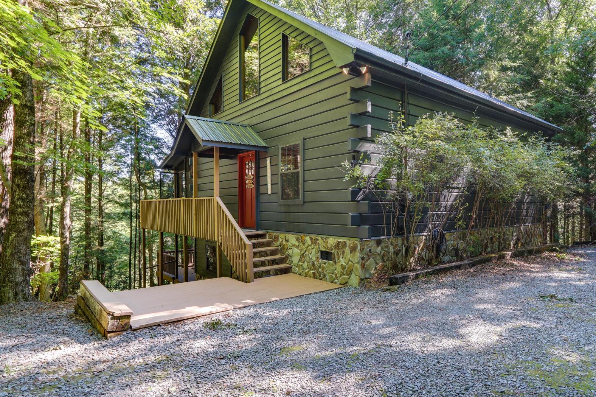 Luxe Fightingtown Creek Cabin 2 King Suites And Spa Epworth Zewnętrze zdjęcie